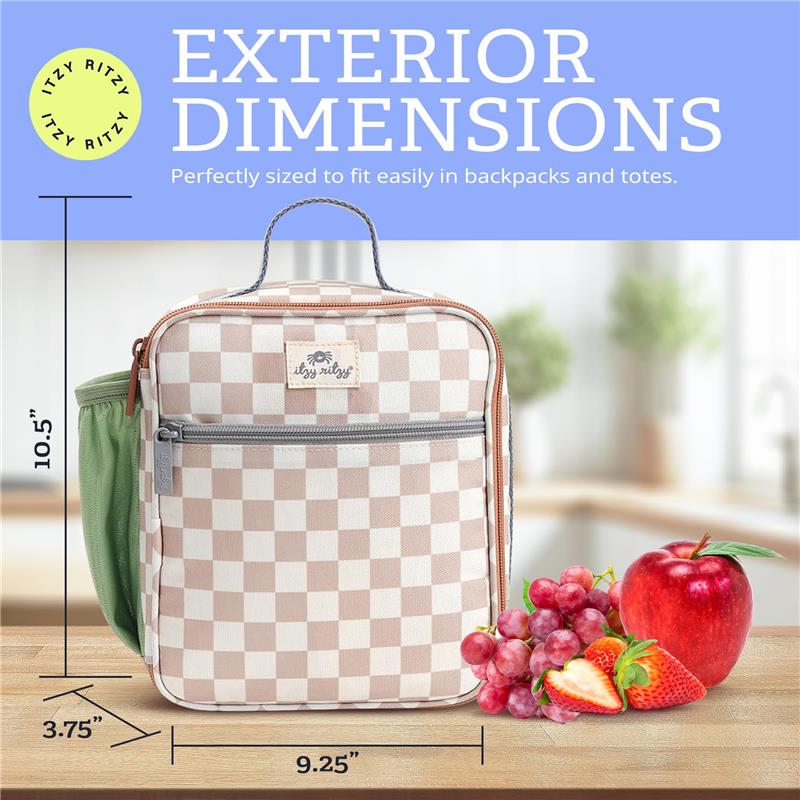 Itzy Ritzy Itzy Lunch Box™ Toddler Bag, Check Yes! Image 5
