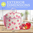 Itzy Ritzy Itzy Lunch Box™ Toddler Bag, Strawberries and Cream Image 5