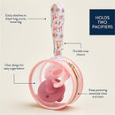 Itzy Ritzy - Itzy Paci Case™ Ribbons & Roses Image 4