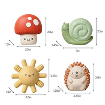 Itzy Ritzy - Itzy Squirt™ 4-Pack Of Soft Bath Toys Image 2