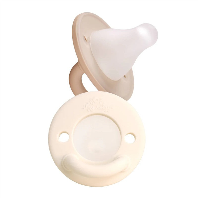 Itzy Ritzy Latch & Soothe Breastlike Pacifier - Taupe Image 3