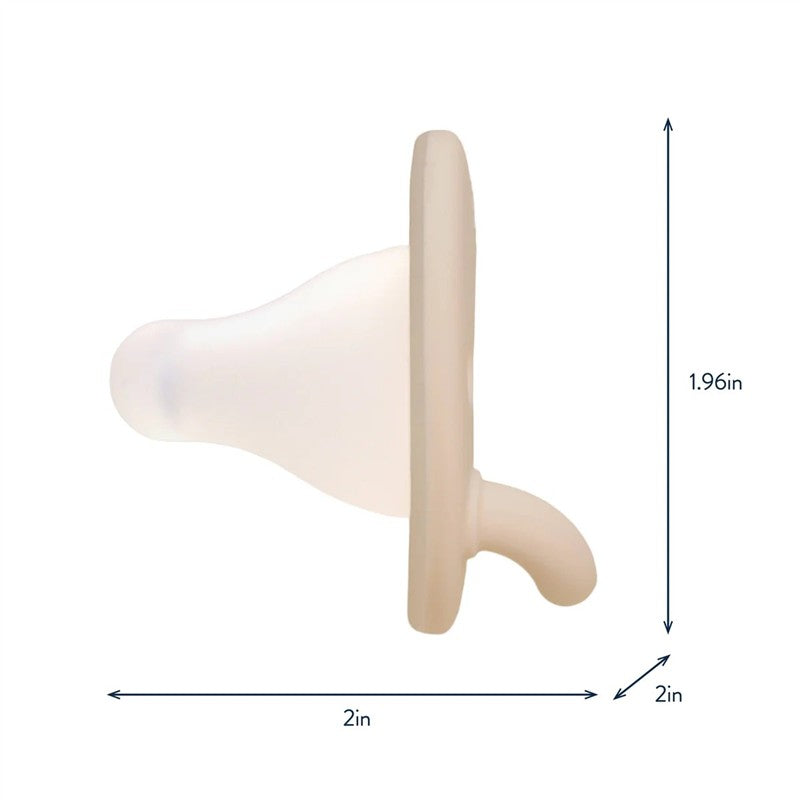 Itzy Ritzy Latch & Soothe Breastlike Pacifier - Taupe Image 9