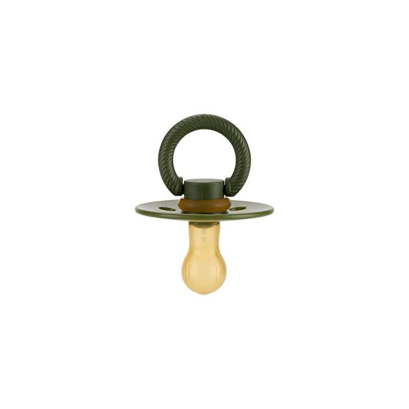 Itzy Ritzy Natural Rubber Pacifiers Set of 2 Camo & Midnight Image 3