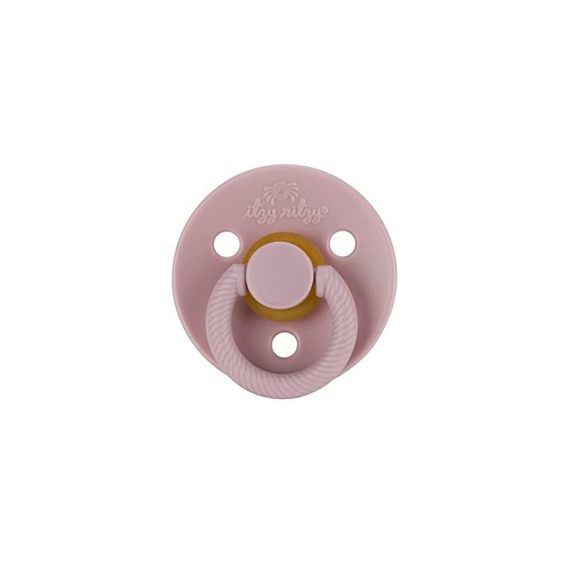 Itzy Ritzy - 2Pk Orchid & Lilac Natural Rubber Pacifiers Image 4
