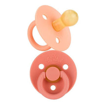 Itzy Ritzy - 2Pk Apricot & Terracotta Natural Rubber Pacifiers  Image 1