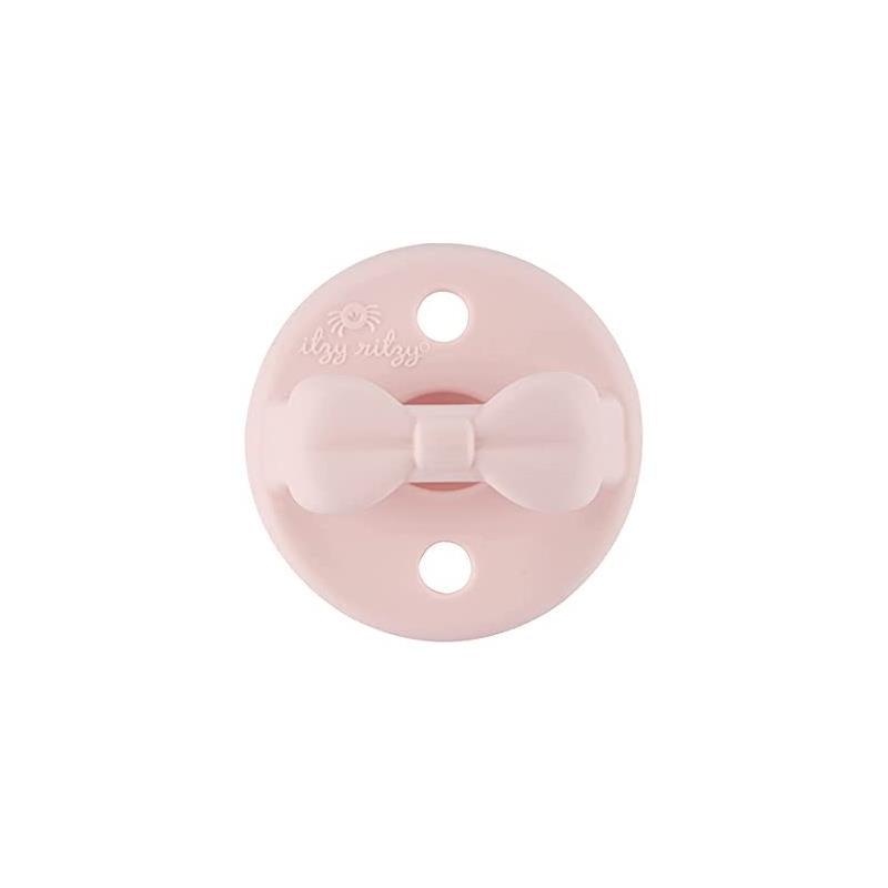 Itzy Ritzy - 2Pk Orthodontic Silicone Pacifiers Ballet Slipper & Primrose, 0/6M Image 6