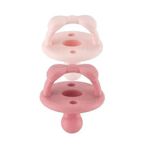 Itzy Ritzy - 2Pk Orthodontic Silicone Pacifiers Ballet Slipper & Primrose, 0/6M Image 2