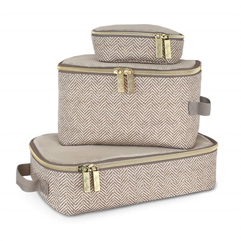 Itzy Ritzy - Packing Cubes, Taupe Image 1