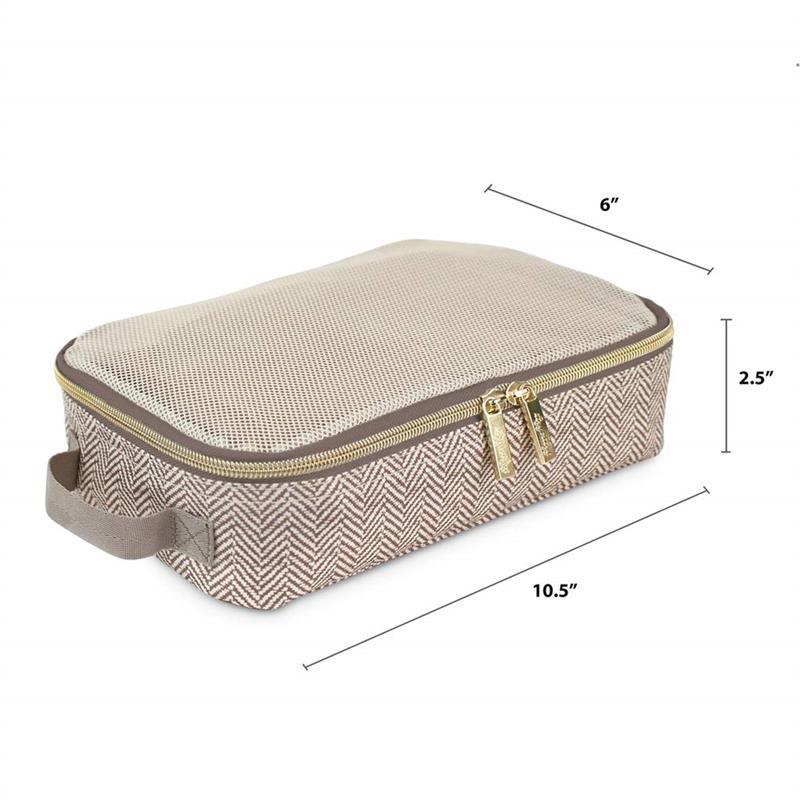 Itzy Ritzy - Packing Cubes, Taupe Image 4