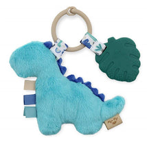 Itzy Ritzy - Plush Pal Silicone Teether, Dino Image 2