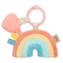 Itzy Ritzy - Plush Pal Silicone Teether, Rainbow Image 1
