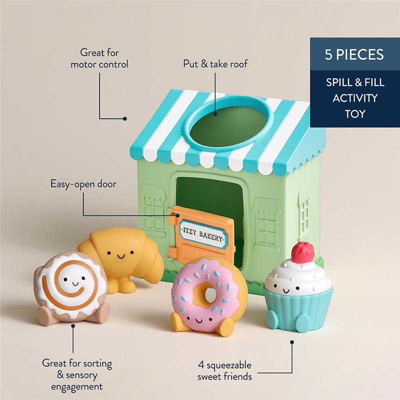 Itzy Ritzy - Put & Take Activity Toy Bakery Image 4