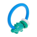 Itzy Ritzy Rattle With Teething Ring-Dinosaur Image 2