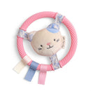 Itzy Ritzy Ring Pal Teething Ring with Plush Kitty Image 1