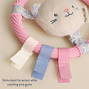Itzy Ritzy Ring Pal Teething Ring with Plush Kitty Image 4