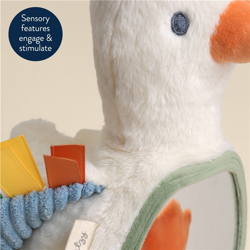 Itzy Ritzy Sensory Tummy Time Mirror - Gracie the Goose Image 5