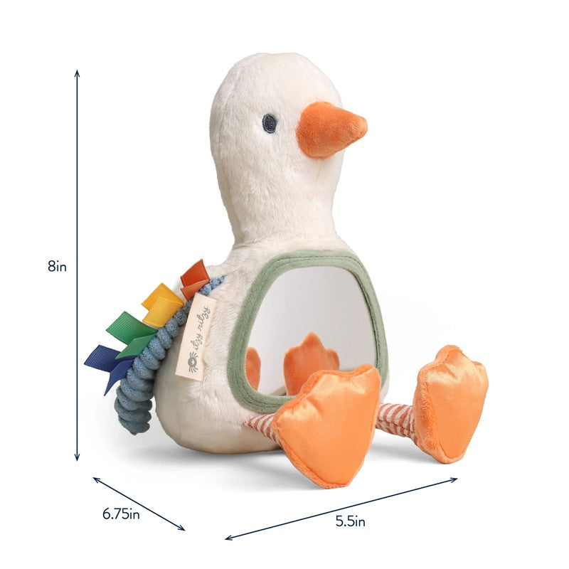 Itzy Ritzy Sensory Tummy Time Mirror - Gracie the Goose Image 8