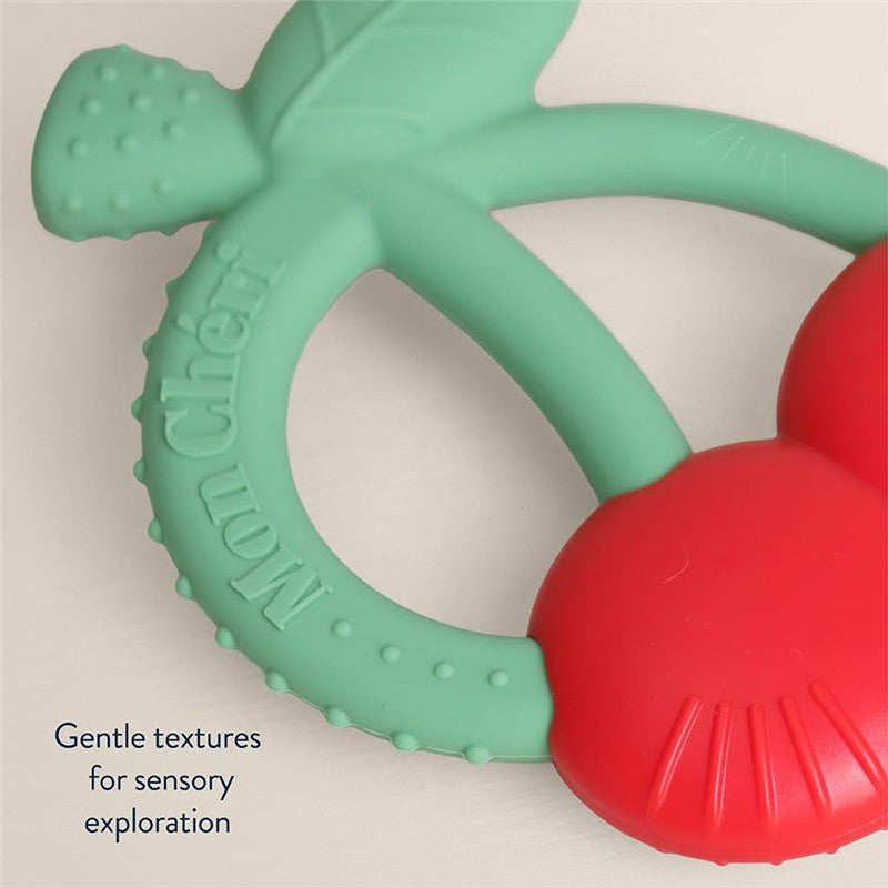 Itzy Ritzy Shake Silicone Teether with Rattle - Cherries Image 5