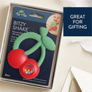 Itzy Ritzy Shake Silicone Teether with Rattle - Cherries Image 6