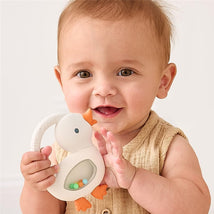 Itzy Ritzy Shake Silicone Teether with Rattle - Gracie the Goose Image 2