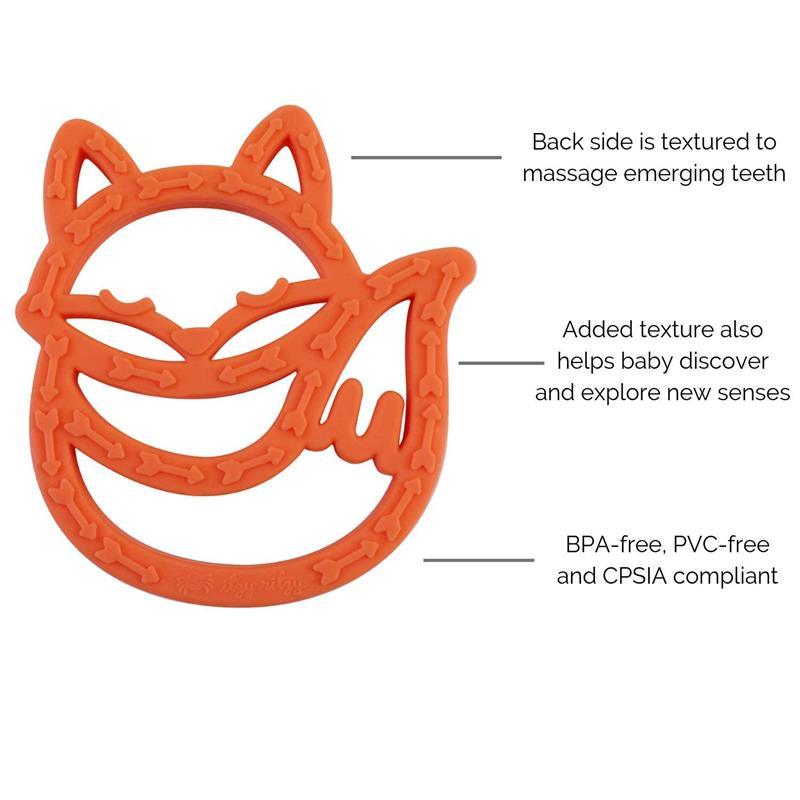 Itzy Ritzy - Silicone Baby Fox Teether Image 2