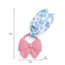 Itzy Ritzy Silicone Teether with Crinkle Tie - Bow Image 7