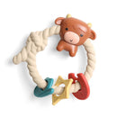Itzy Ritzy - Silicone Teether with Rattle, Highland Cow Image 1