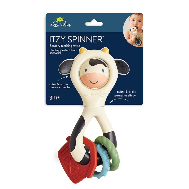 Itzy Ritzy - Spinner Rattle Cow Image 7