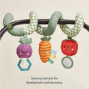 Itzy Ritzy Spiral™ Car Seat Activity Toy - Veggie Image 3