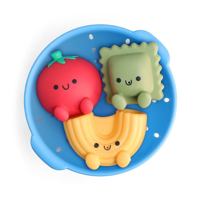 Itzy Ritzy Splash Pals™ Wash and Play Squirter Set - Pasta Image 1