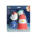 Itzy Ritzy - Stack & Squirt Bath Toy Set Nautical Image 7