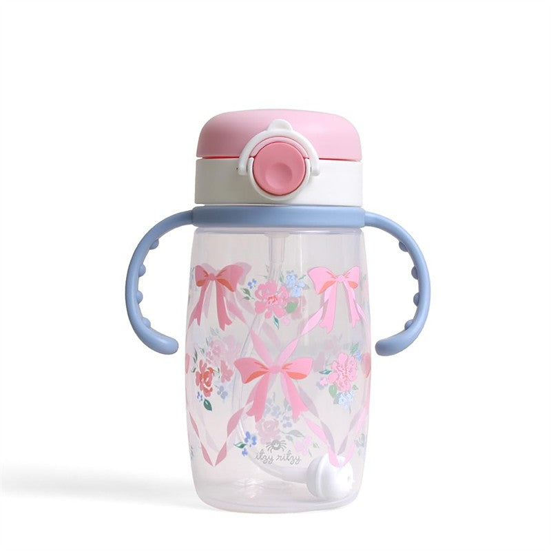 Itzy Ritzy Straw Sippy Cup - Ribbons & Roses Image 2