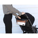 Itzy Ritzy - Stroller Caddy Coffee & Cream Image 3