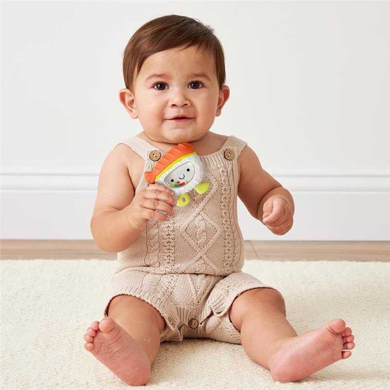 Itzy Ritzy - Sweetie Shake Plus™ Teething + Rattle Toy, Sushi Image 2