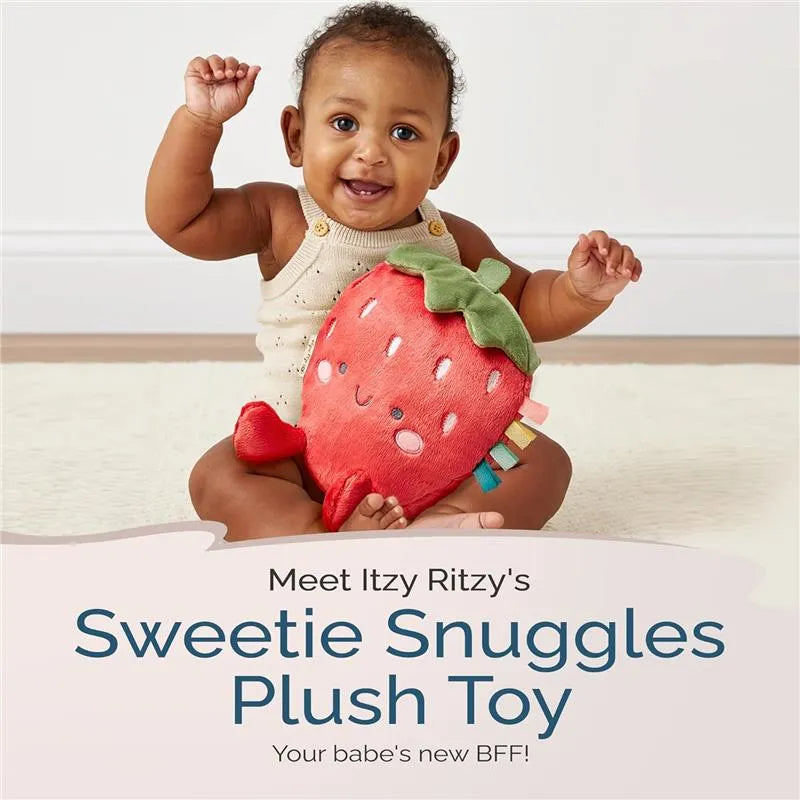 Itzy Ritzy - Sweetie Snuggles Plush, Strawberry Image 3