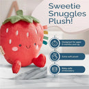 Itzy Ritzy - Sweetie Snuggles Plush, Strawberry Image 6