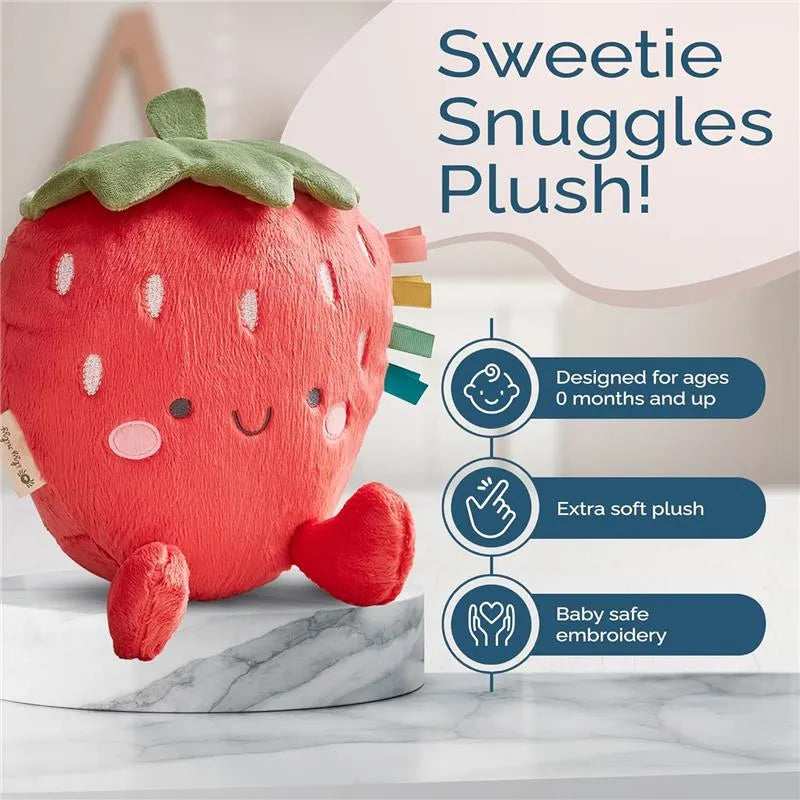 Itzy Ritzy - Sweetie Snuggles Plush, Strawberry Image 6