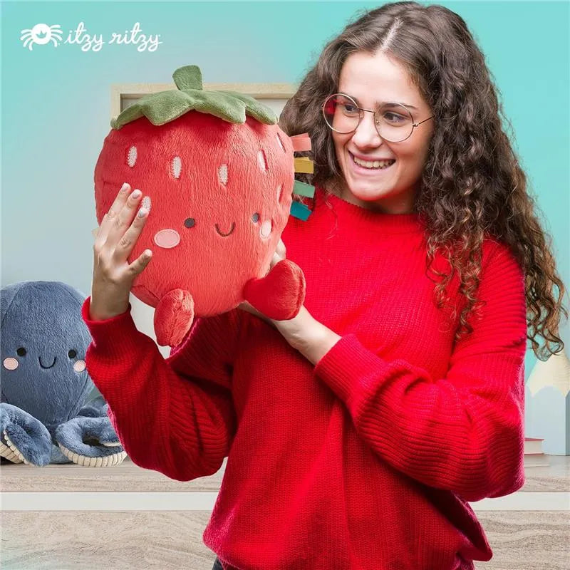 Itzy Ritzy - Sweetie Snuggles Plush, Strawberry Image 8