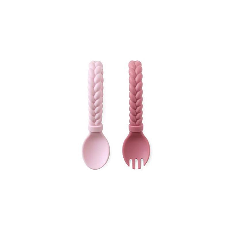 Itzy Ritzy Sweetir Spoons Sliicone Baby Utensild Set Pink Image 2