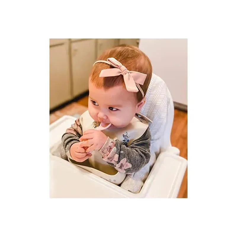 Itzy Ritzy Sweetir Spoons Sliicone Baby Utensild Set Pink Image 5