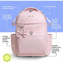Itzy Ritzy Boss Plus™ Backpack Diaper Bag - Ribbons & Roses Image 4