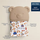 Itzy Ritzy Teething Mitt - Classic Bears Image 4