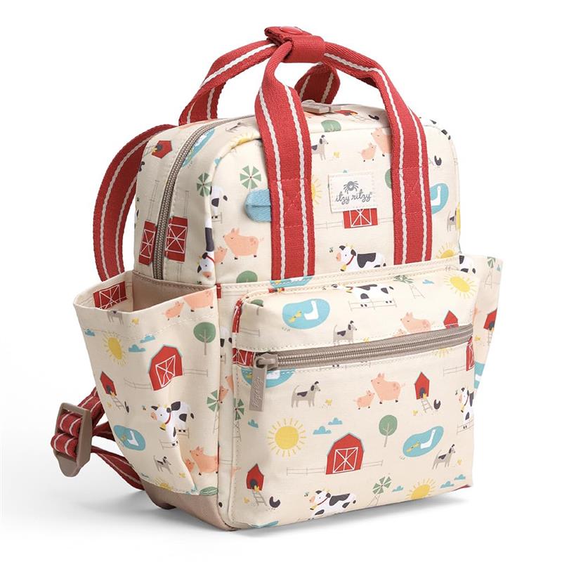 Itzy Ritzy - Toddler Backpack Daycare Bag, Farm Friends Image 8