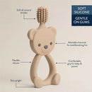 Itzy Ritzy Toothbrush 360-Degree Training Toothbrush - Toast Bear Image 3