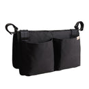 Itzy Ritzy Travel Organizer with 3 Pockets & 4 Toy Loops - Black Image 2
