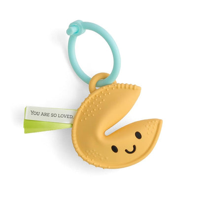 Itzy Ritzy Treat Soft Silicone Teether - Fortune Cookie Image 1