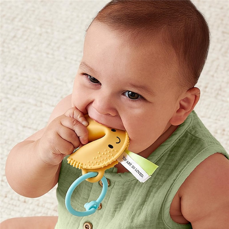Itzy Ritzy Treat Soft Silicone Teether - Fortune Cookie Image 2