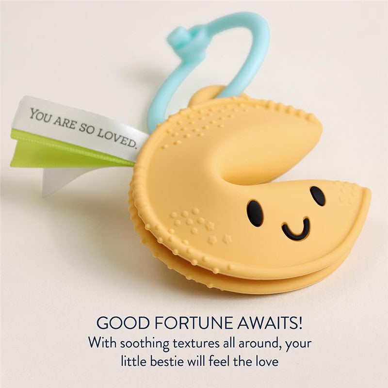 Itzy Ritzy Treat Soft Silicone Teether - Fortune Cookie Image 5