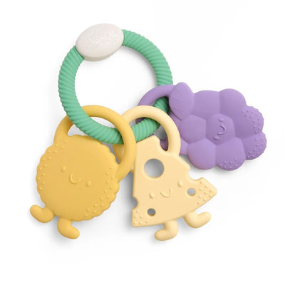 Itzy Ritzy Trio Multi-Textured Silicone Teether - Charcuterie Image 1