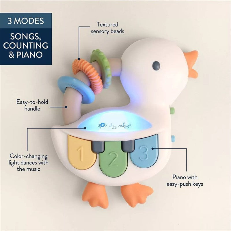 Itzy Ritzy Tunes Light-Up Interactive Piano Toy - Goose Image 4